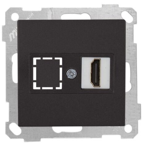 Mutlu San Candela MEK+TUŞ DATA PRİZİ 1*HDMI Siyah (v2)