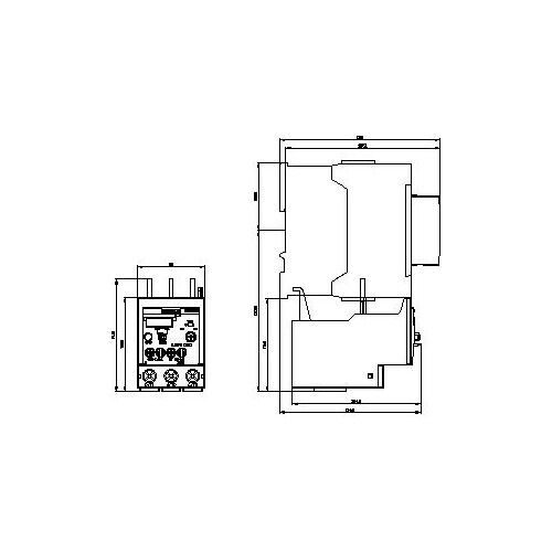 S2 70-80A Termik Röle (Kontaktöre Direkt Montajlı)