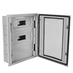 Çetinkaya S.A Bombeli Temperli Camlı (Plastik Perdeli + Pako) Pano 45x65x10 (Metal Panolar) - Ürün Görseli