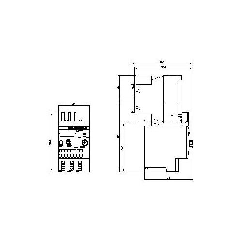 S00 9-12.5A Termik Röle (Yaylı Bağlantılı)