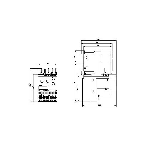 S00 1.6-16A Analog Ayarlı Akım Algılama Rölesi (Motor Koruma Röleleri) - Kullanım Görseli