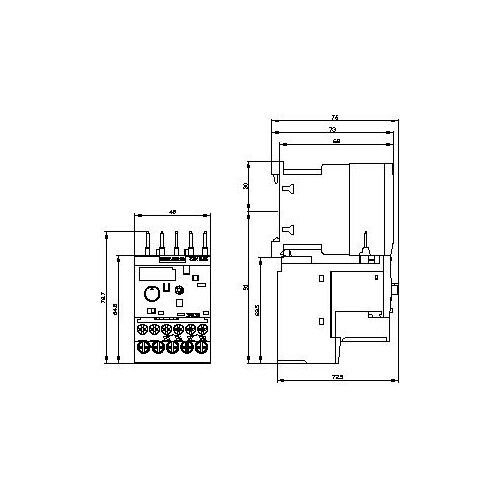 S00 3-12A Elektronik Aşırı Akım Rölesi
