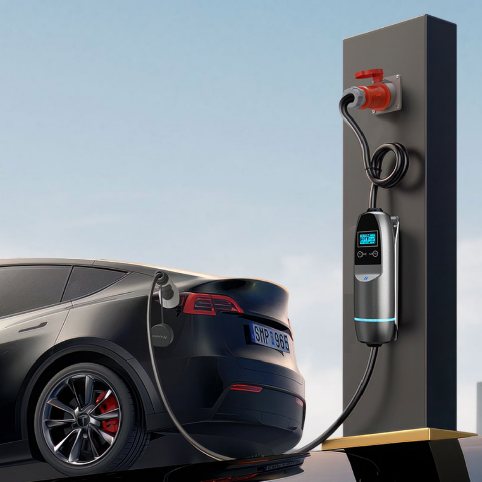 Khons 22 kW Taşınabilir Elektrikli Araç Şarj İstasyonu (5m Kablolu)