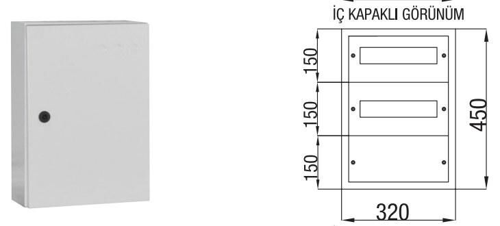 Çetinkaya 24 Ad. Sigorta + Pako Yeri Mevcut 32x45x15 (Metal Panolar) - Ürün Görseli